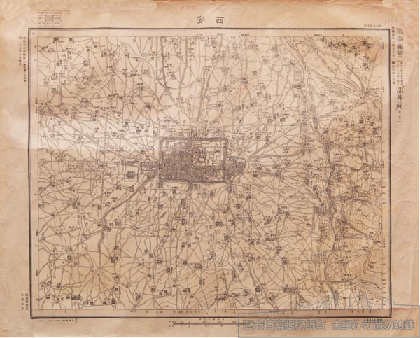 日本侵华军用地形图