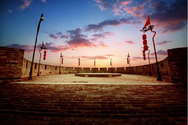 西南城角八角楼地基