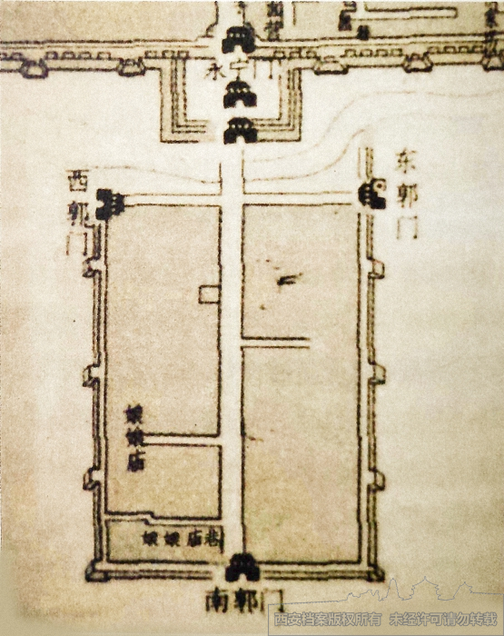 南门外老地图