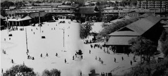 民国时期的西安车站广场